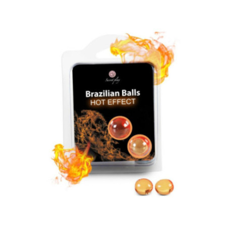 SECRETPLAY - PALLINE BRASILIANE EFFETTO RISCALDANTE 2 UNITÀ