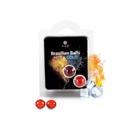 SECRETPLAY - PALLINE BRASILIANE EFFETTO CALDO E FREDDO 2 UNITÀ