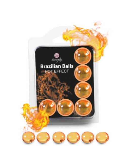 SECRETPLAY - SET 6 PALLINE BRASILIANE EFFETTO CALORE