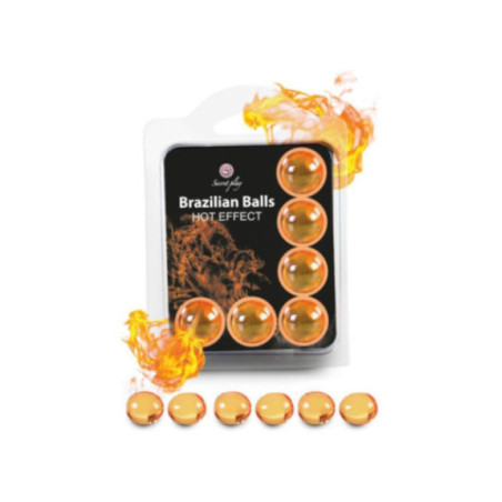 SECRETPLAY - SET 6 PALLINE BRASILIANE EFFETTO CALORE