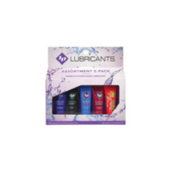ID JUICY LUBE - CONFEZIONE ASSORTITA DA 5 TUBI LUBRIFICANTI DA 12 ML