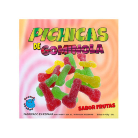 DIABLO GOLOSO - PICHITAS GUMMINOL ALLA FRUTTA CON ZUCCHERO