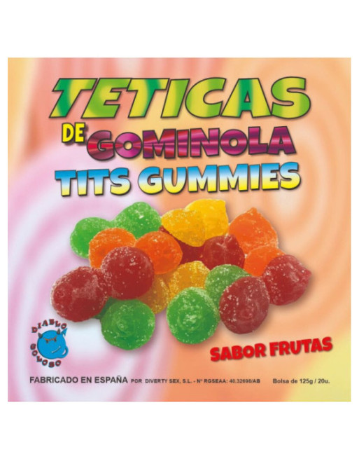 DIABLO GOLOSO - TETTARELLE GOMMOSE ZUCCHERO ASSORTITO