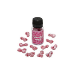 DIABLO PICANTE - CANDY SEXY BARATTOLO DA 12 GOMME AL GUSTO DI FRAGOLA E CILIEGIA