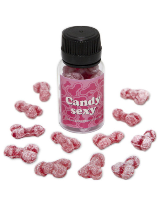 DIABLO PICANTE - CANDY SEXY BARATTOLO DA 12 GOMME AL GUSTO DI FRAGOLA E CILIEGIA
