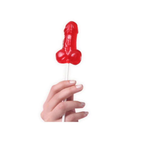 SECRETPLAY - LECCA-LECCA GOMMOSO ALLA FRAGOLA A FORMA DI PENE