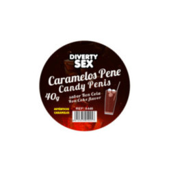DIABLO PICANTE - 20 CARAMELLE A FORMA DI PENE AL GUSTO DI GIN TONIC