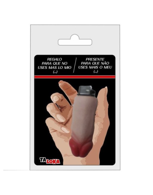TALOKA - FANTASTICO ACCENDINO A FORMA DI PENE COLOR CARNE
