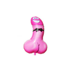 DIABLO PICANTE - PALLONCINO ROSA A FORMA DI PENE PER FESTE