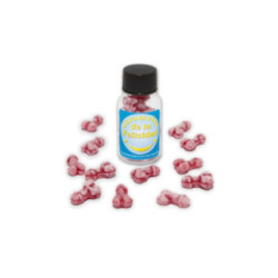 DIABLO PICANTE - BARATTOLO DA 12 CARAMELLE A FORMA DI PENE ALLA FRAGOLA/CILIEGIA