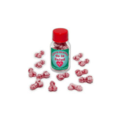 DIABLO PICANTE - 12 CARAMELLE DELLA SALUTE A FORMA DI PENE FRAGOLA/CILIEGIA