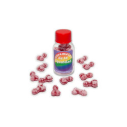 DIABLO PICANTE - 12 CARAMELLE A FORMA DI PENE FRAGOLA/CILIEGIA UGUALI
