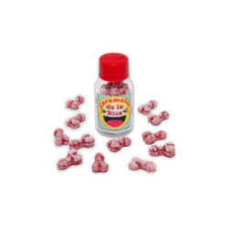 DIABLO PICANTE - 12 CARAMELLE RISATE A FORMA DI PENE FRAGOLA/CILIEGIA
