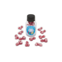 DIABLO PICANTE - 12 CARAMELLE PER GIOVANI FORMA DI PENE FRAGOLA/CILIEGIA