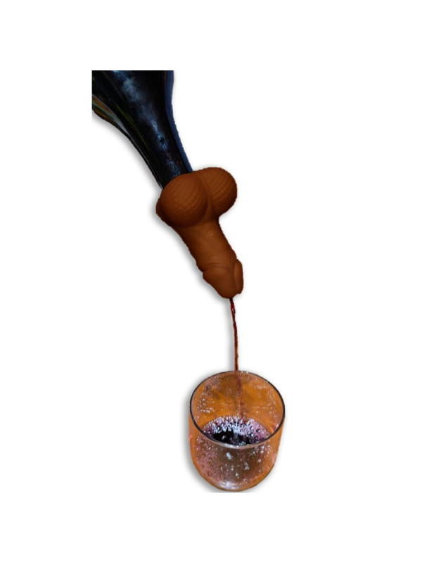 DIABLO PICANTE - DECANTER PER VINO A FORMA DI PENE MULATTO