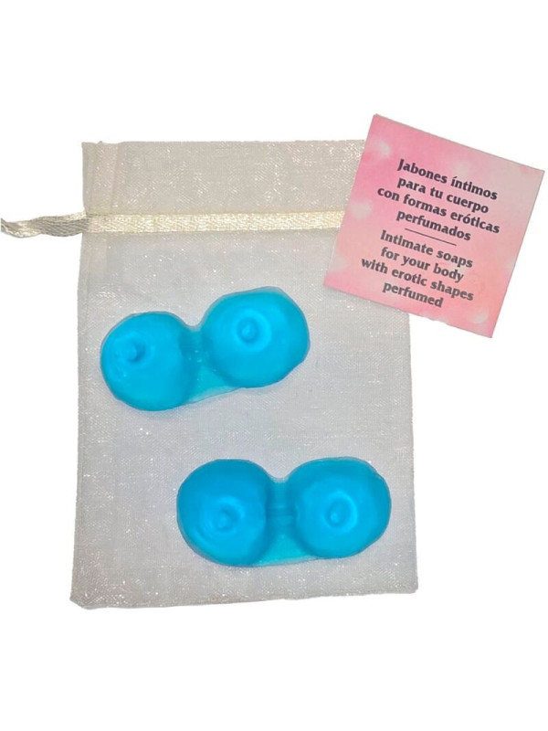 DIABLO PICANTE - SAPONI PROFUMATI A FORMA DI 2 SENI BLU