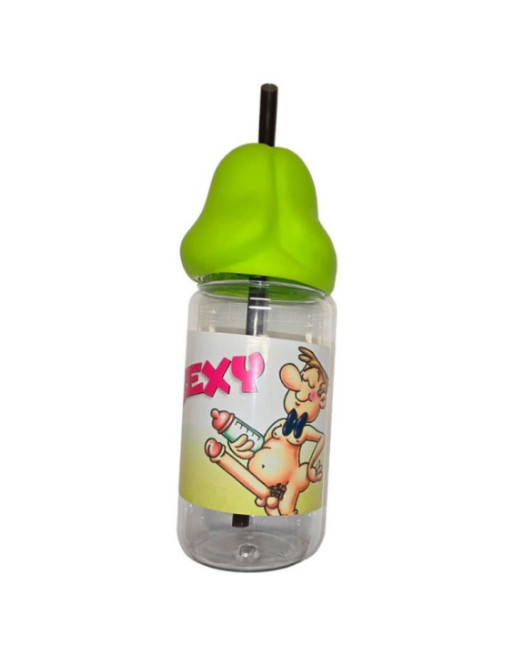 DIABLO PICANTE - BIBERON A FORMA DI PENE 360 ML VERDE