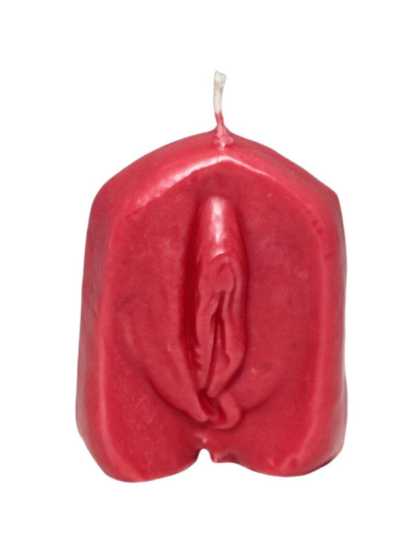 DIABLO PICANTE - CANDELA A FORMA DI VAGINA ROSSO