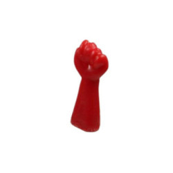 DIABLO PICANTE - CANDELA A FORMA DI PUGNO ROSSA