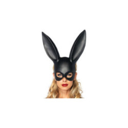 LEG AVENUE - MASCHERA CONIGLIO MASQUERADE NERA