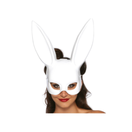 LEG AVENUE - MASCHERA CONIGLIO MASQUERADE BIANCA