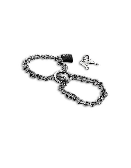 METAL HARD - MANETTE CON CATENA IN ACCIAIO INOSSIDABILE