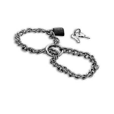 METAL HARD - MANETTE CON CATENA IN ACCIAIO INOSSIDABILE