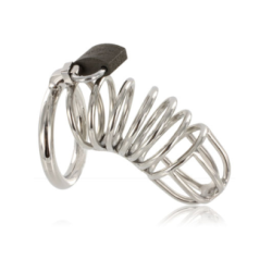 METAL HARD - DISPOSITIVO DI CASTIT CON ANELLO A GABBIA