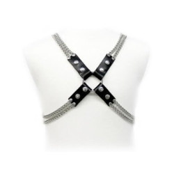 LEATHER BODY - IMBRACATURA A CATENA