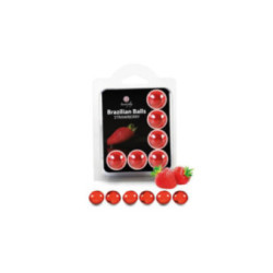 SECRETPLAY - SET 6 PALLINE BRASILIANE FRAGOLA