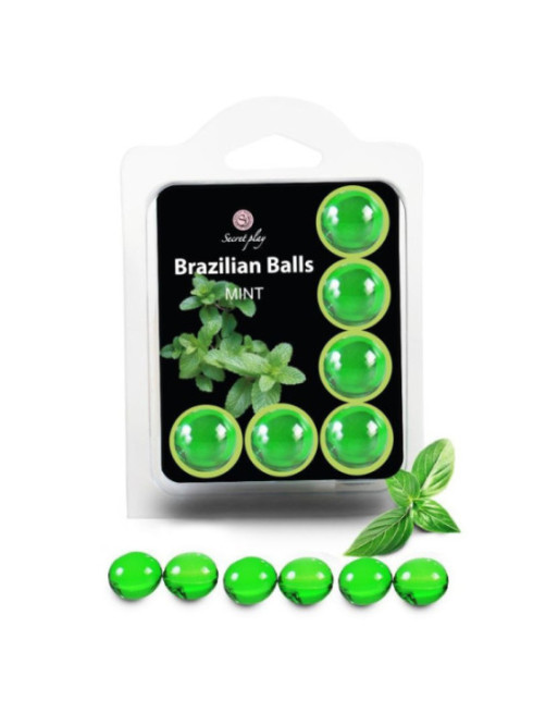 SECRETPLAY - SET 6 PALLINE BRASILIANI MENTA