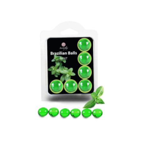 SECRETPLAY - SET 6 PALLINE BRASILIANI MENTA