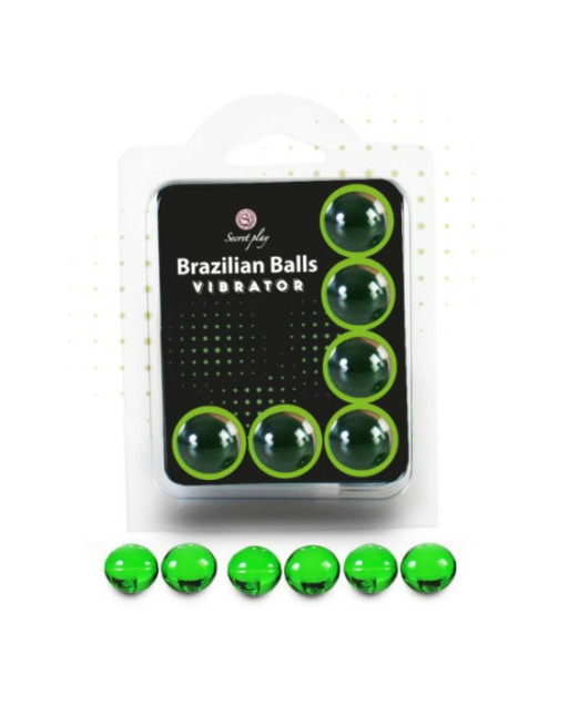 SECRETPLAY - SET 6 VIBRATORI PER PALLINE BRASILIANI