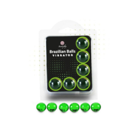 SECRETPLAY - SET 6 VIBRATORI PER PALLINE BRASILIANI