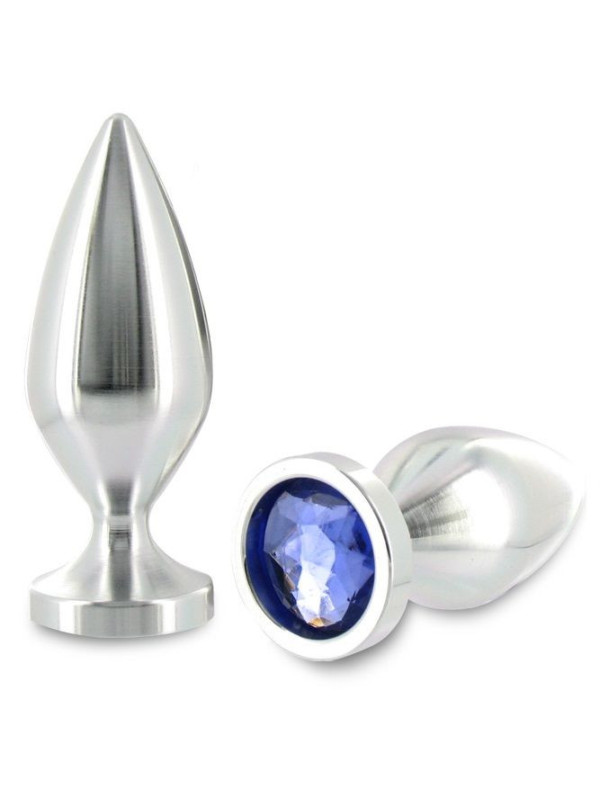 METAL HARD - PLUG ANALE ALIMENTAZIONE COLORE CRISTALLO GRANDE 10