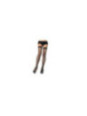 LEG AVENUE - CALZE A RETE DI NYLON NERO