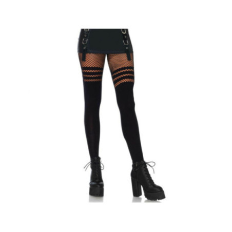 LEG AVENUE - COLLANT CON RIGHE FISNHET