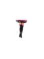LEG AVENUE - CALZAMAGLIA IN NYLON CON FIOCCO NERO/ROSA