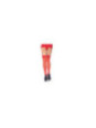 LEG AVENUE - CALZA CON TOP IN PIZZO CUCITURA POSTERIORE ROSSO TAGLIA PLUS