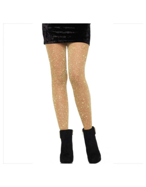 LEG AVENUE - COLLANT TRASPARENTI DORATO