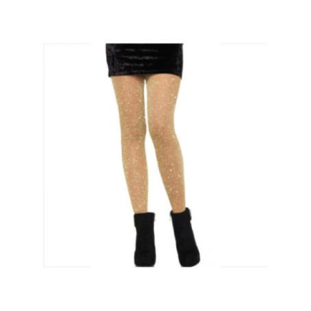 LEG AVENUE - COLLANT TRASPARENTI DORATO